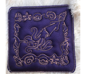 Stickdatei - Quiltblock Tintenfisch